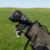 Geweldige witte rook geïnitialiseerd golfheadcover (Insitu)