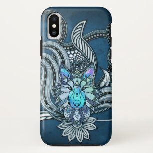 Geweldige wolf, baanontwerp Case-Mate iPhone case