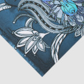 Geweldige wolf, baanontwerp tissuepapier (Detail)