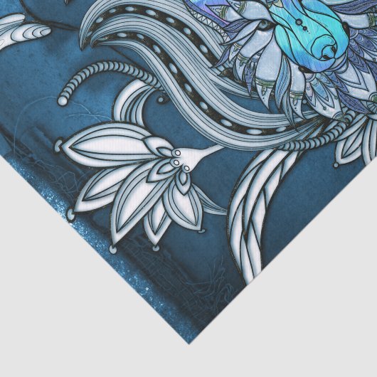 Geweldige wolf, baanontwerp tissuepapier (Detail)