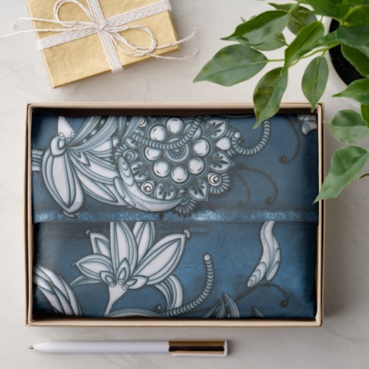 Geweldige wolf, baanontwerp tissuepapier (Geschenk)