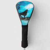 Geweldige wolf golfheadcover (Voorkant)