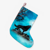 Geweldige wolf kleine kerstsok (Voorkant (Hangend))