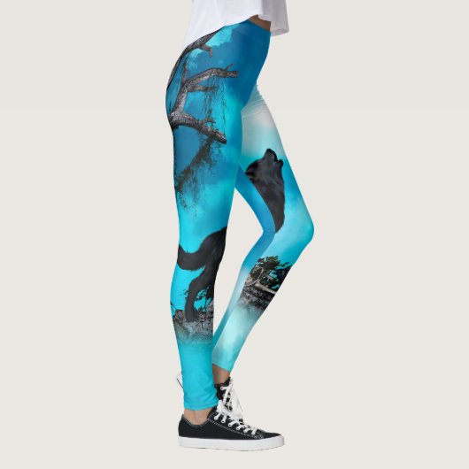 Geweldige wolf leggings (Rechts)