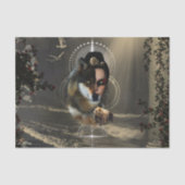 Geweldige wolf met fee tissuepapier (Voorkant)