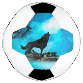 Geweldige wolf voetbal (Voorkant)