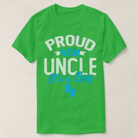 Geweldige wollen nieuwe oom Het is een jonge sekse T-shirt (Design voorkant)