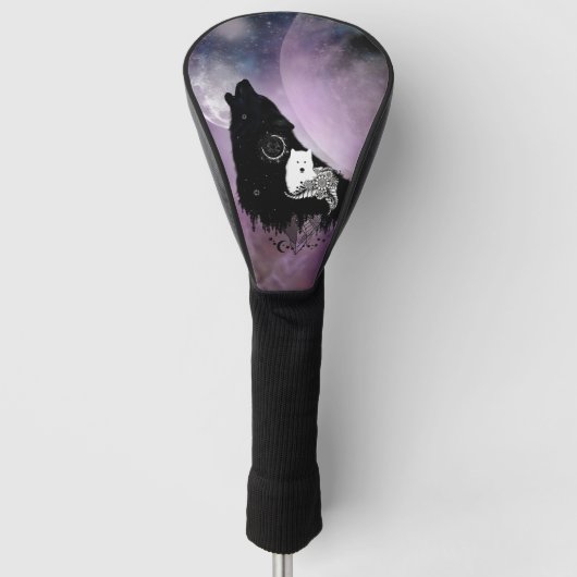 Geweldige wolven golfheadcover (Voorkant)