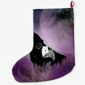 Geweldige wolven grote kerstsok (Achterkant)