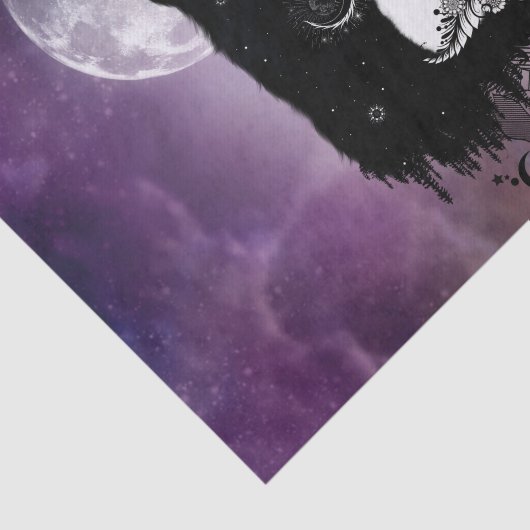 Geweldige wolven tissuepapier (Detail)