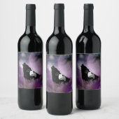 Geweldige wolven wijn etiket (Flessen)