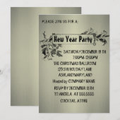 Geweldige, wonderbaarlijke nieuwjaarsuitnodiging kaart (Voorkant / Achterkant)