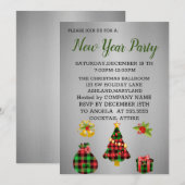 Geweldige, wonderbaarlijke nieuwjaarsuitnodiging kaart (Voorkant / Achterkant)