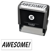 Geweldige, zakelijke postzegeltypografie  zelfinktende stempel (In situ)