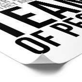 Geweldige zaken in het bedrijfsleven poster (Hoek)