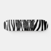 Geweldige Zebra beslag op Zebra Print Persoonlijk Skateboard (Horizontaal)
