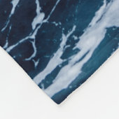 Geweldige Zee Waves | Beste cadeau voor liefhebber Fleece Deken (Hoek)