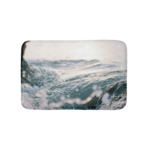 Geweldige Zee Waves Beste cadeau voor natuur lie Badmat