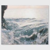 Geweldige Zee Waves | Beste cadeau voor natuur lie Cadeaupapier (Vlak)