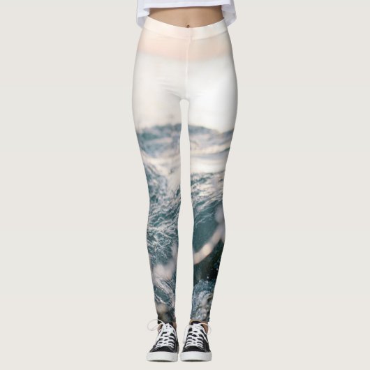 Geweldige Zee Waves | Beste cadeau voor natuur lie Leggings (Voorkant)