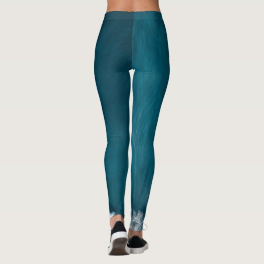 Geweldige Zee Waves Leggings (Achterkant)