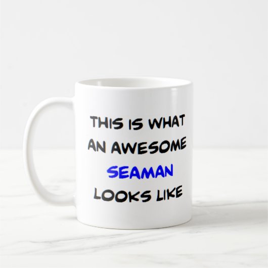 geweldige zeeman koffiemok (Links)