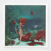 Geweldige zeemeermin servet (Voorkant)