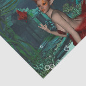 Geweldige zeemeermin tissuepapier (Detail)