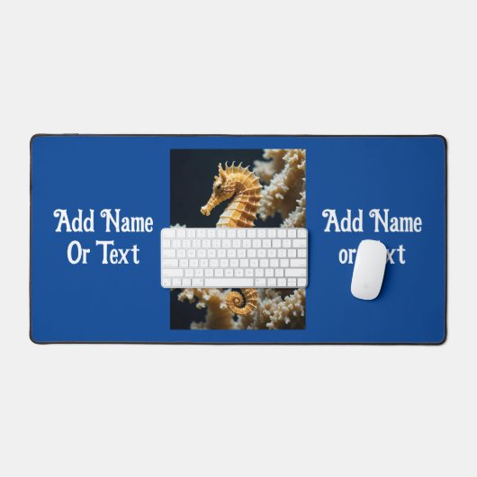 Geweldige zeepaardbureaumat bureaumat (Keyboard & Muis)