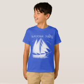 Geweldige zeilen! nautisch, , gepersonaliseerd t-shirt (Voorkant volledig)