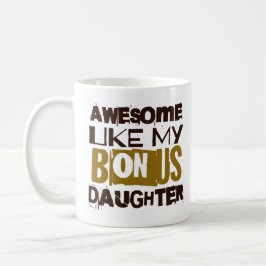 Geweldige zoals mijn bonusdochter Vaderdag 2024 Koffiemok