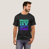 Geweldige zoals mijn dochter Amelia Moeder Mama Pa T-shirt (Voorkant volledig)