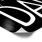 Geweldige zoals mijn dochter Wildflower Cadeau mam Perfect Poster (Hoek)