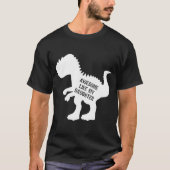 Geweldige zoals mijn dochtertje Funny Dinosaur Bla T-shirt (Voorkant)