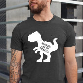 Geweldige zoals mijn dochtertje Funny Dinosaur Bla T-shirt