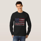 Geweldige Zoals Mijn Jongste Dochter Vader & Moede T-shirt (Voorkant volledig)