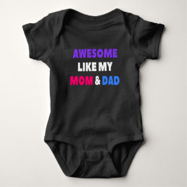 Geweldige zoals mijn mama & papa schattig baby romper
