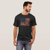 Geweldige zoals mijn oudste dochter vader mam USA T-shirt (Voorkant volledig)