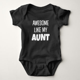 Geweldige zoals mijn tante grappig baby shirt