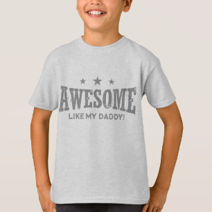 Geweldige zoals mijn vader t-shirt