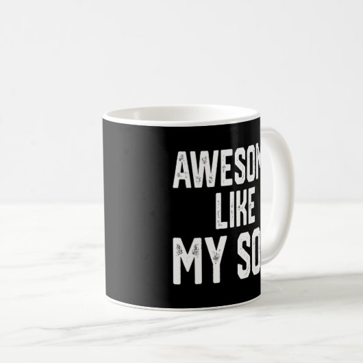 Geweldige zoals mijn Vaderdag Moederdag Koffiemok (Voorkant rechts)