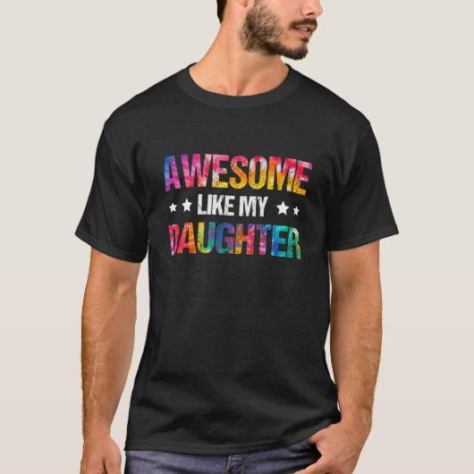 Geweldige zoals mijn vaders dag familie Kinderen T-shirt (Voorkant)