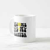 Geweldige zoals mijn vaders dag papa Groovy Koffiemok (Voorkant links)