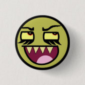 Geweldige Zombie Ronde Button 3,2 Cm (Voorkant)