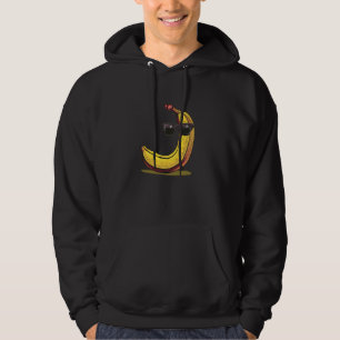 Geweldige zonnebril kostuum voor bananen hoodie