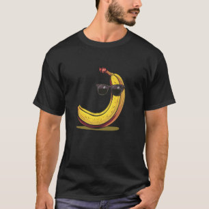 Geweldige zonnebril kostuum voor bananen t-shirt