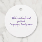 Geweldige zorgverlener Apprecial Bedankjes Labels (Achterkant)