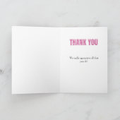 Geweldige zorgverlener Bedankt voor je waardering Kaart (Binnen)