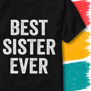 Geweldige Zus Retro Vintage Beste Zus Ooit T-shirt