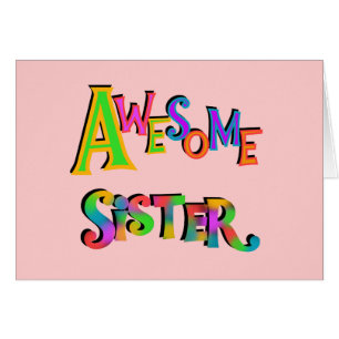 Geweldige zuster T-shirts en cadeautjes